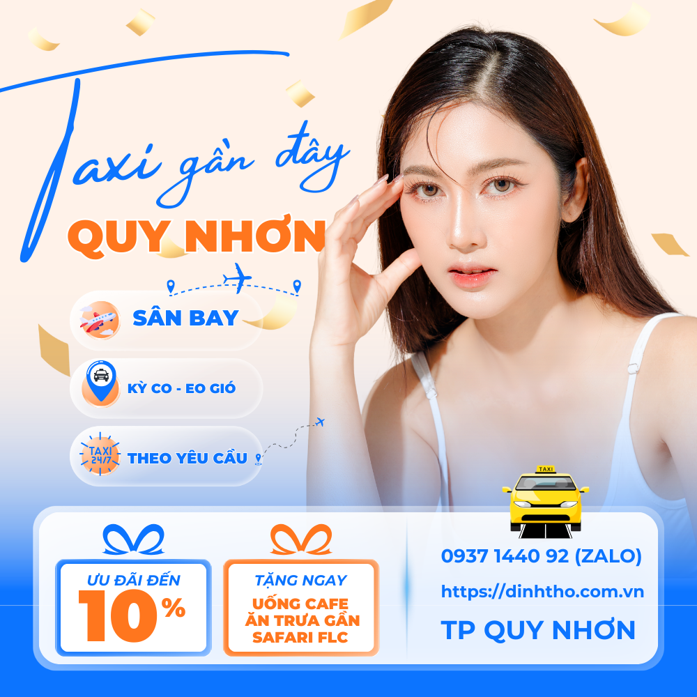Taxi chính hãng Quy Nhơn - Du lịch Quy Nhơn