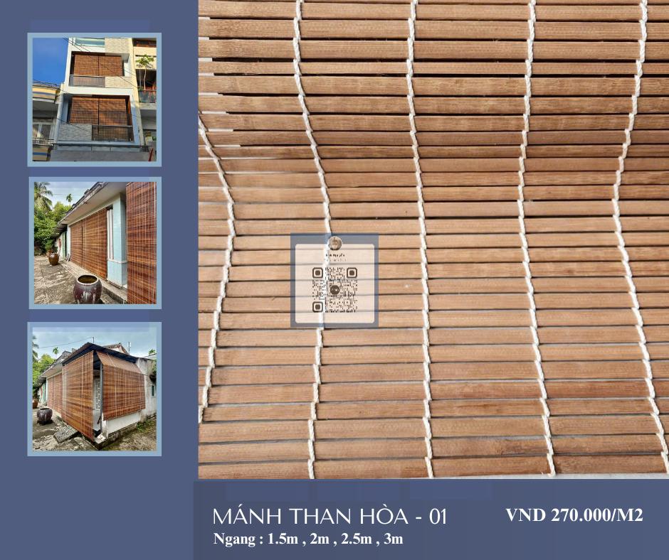 Mành tre trúc than hóa - Kho Mành Sài Gòn - 1