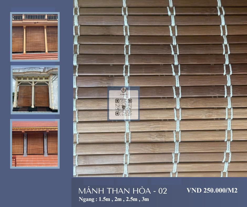 Mành tre trúc than hóa - Kho Mành Sài Gòn