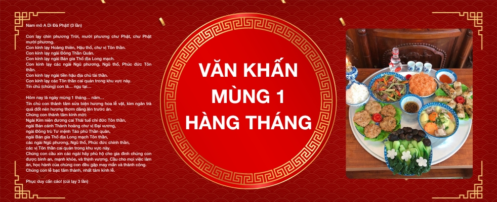 Bài văn khấn mùng 1 tháng 8 Âm Lịch